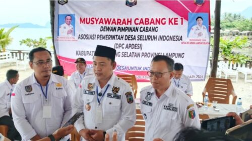 Kepala Desa Way Huwi Muhammad Yani Resmi Terpilih Sebagai Ketua APDESI Kabupaten Lampung Selatan Periode 2025-2030