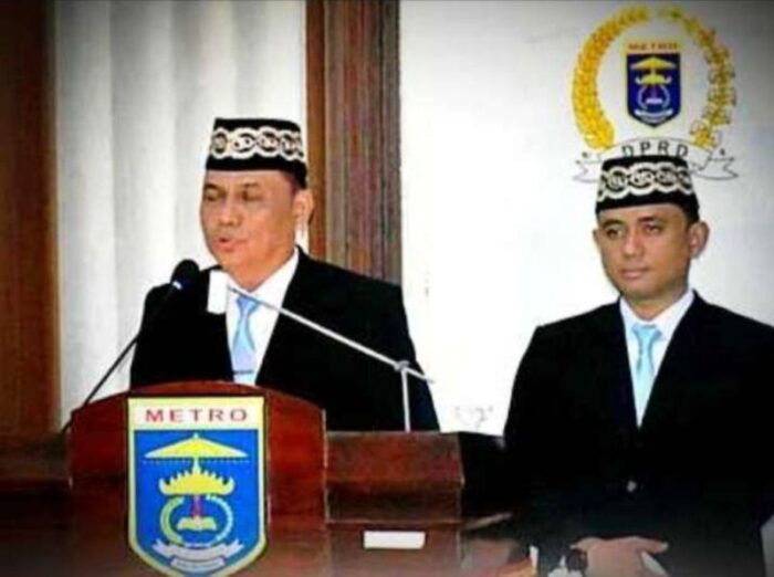 Wali Kota Metro Hadiri Paripurna DPRD