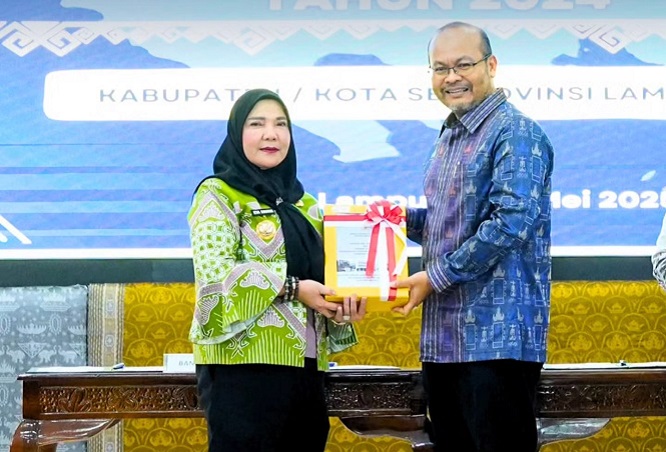 Kota Bandarlampung kembali Raih WTP