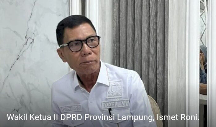 Ismet Roni Ingatkan Pemprov Lampung: Belanja Pegawai di APBD-P 2025 Harus Sesuai Batas Maksimal 30 Persen