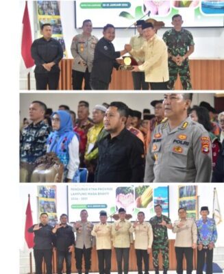 Ketua Komisi II DPRD Provinsi Lampung Hadiri Pengukuhan Pengurus KTNA Provinsi Lampung Masa Bhakti 2026–2031