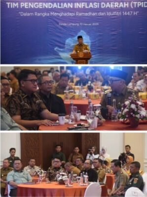 Ketua DPRD Provinsi Lampung Menghadiri High Level Meeting TPID Jelang Ramadan dan Idulfitri 1447 Hijriah