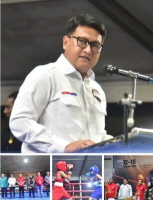 Ketua DPRD Provinsi Lampung Hadiri Pembukaan Kejuaraan Tinju Amatir Polresta Bandar Lampung